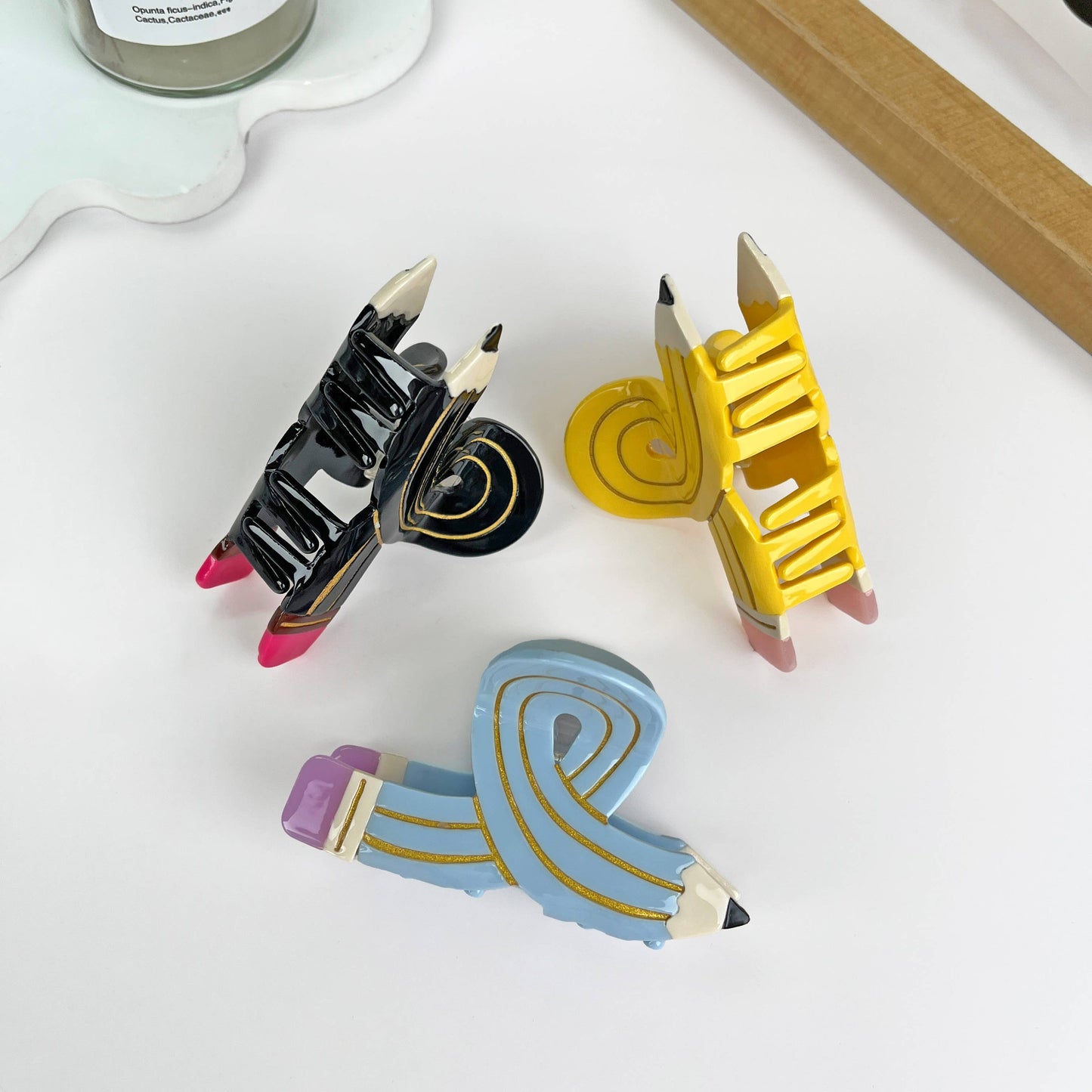Hair Clip - Pencil (Various Colours)