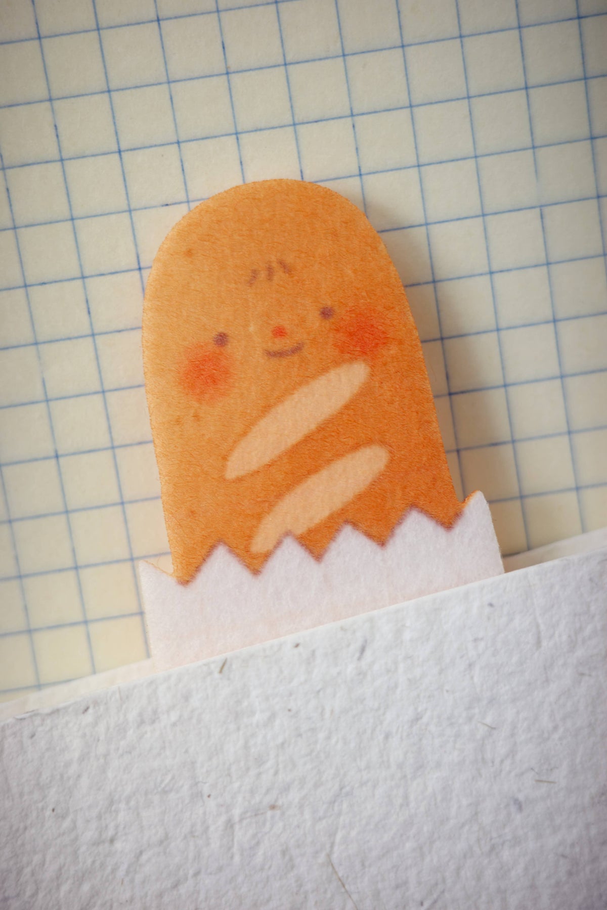 Baguette - Felt Bookmark