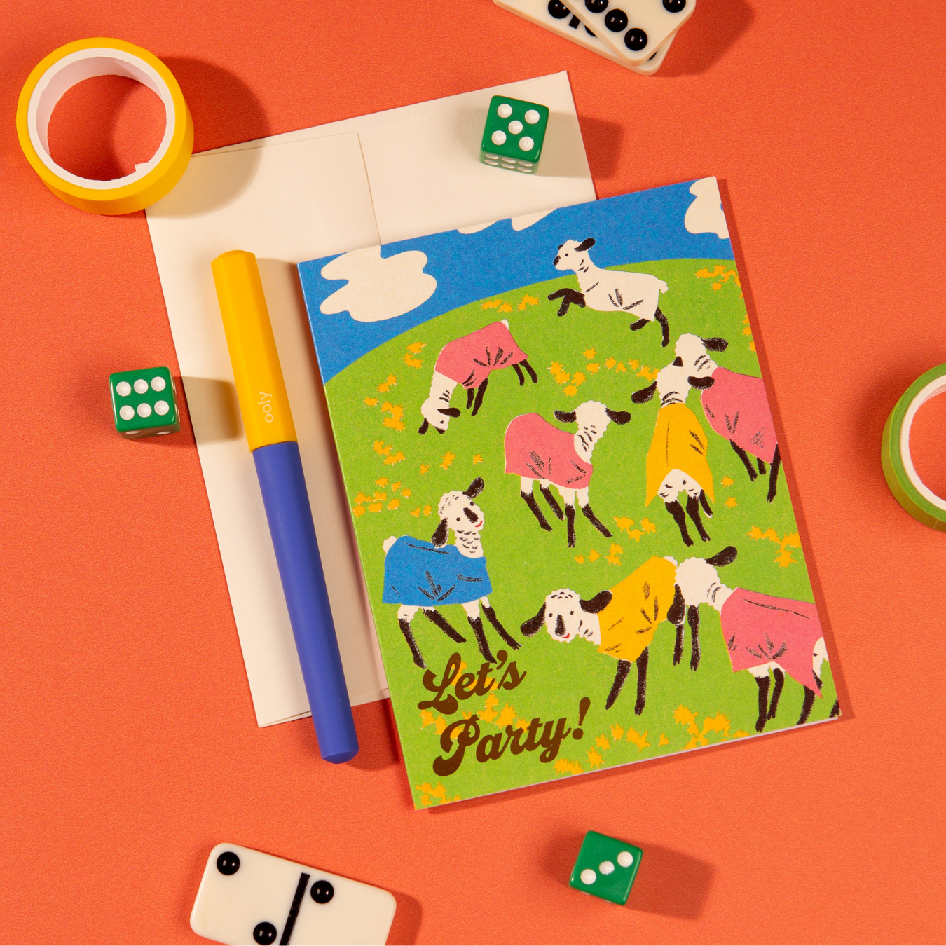 Let’s Party Lambs- Birthday Card