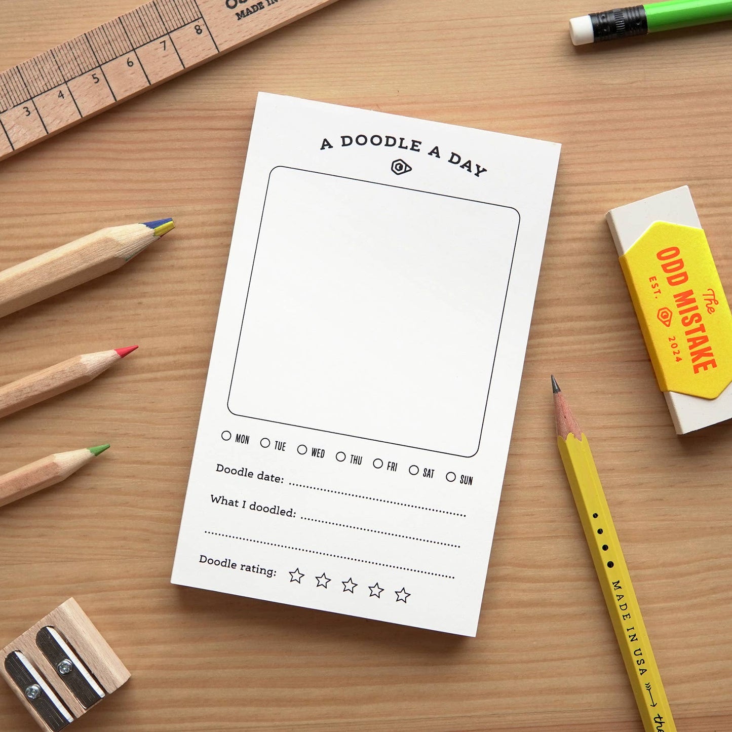 A Doodle A Day - Creative Drawing Notepad