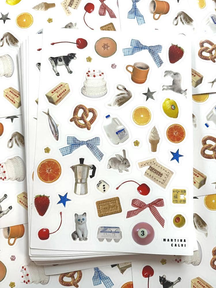 Large Scrapbooking Stickersheet