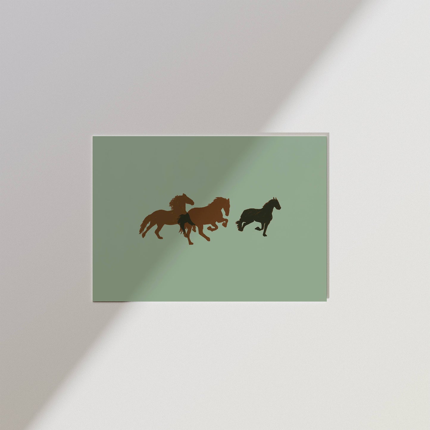 Wild Horses - Horizontal Art Print
