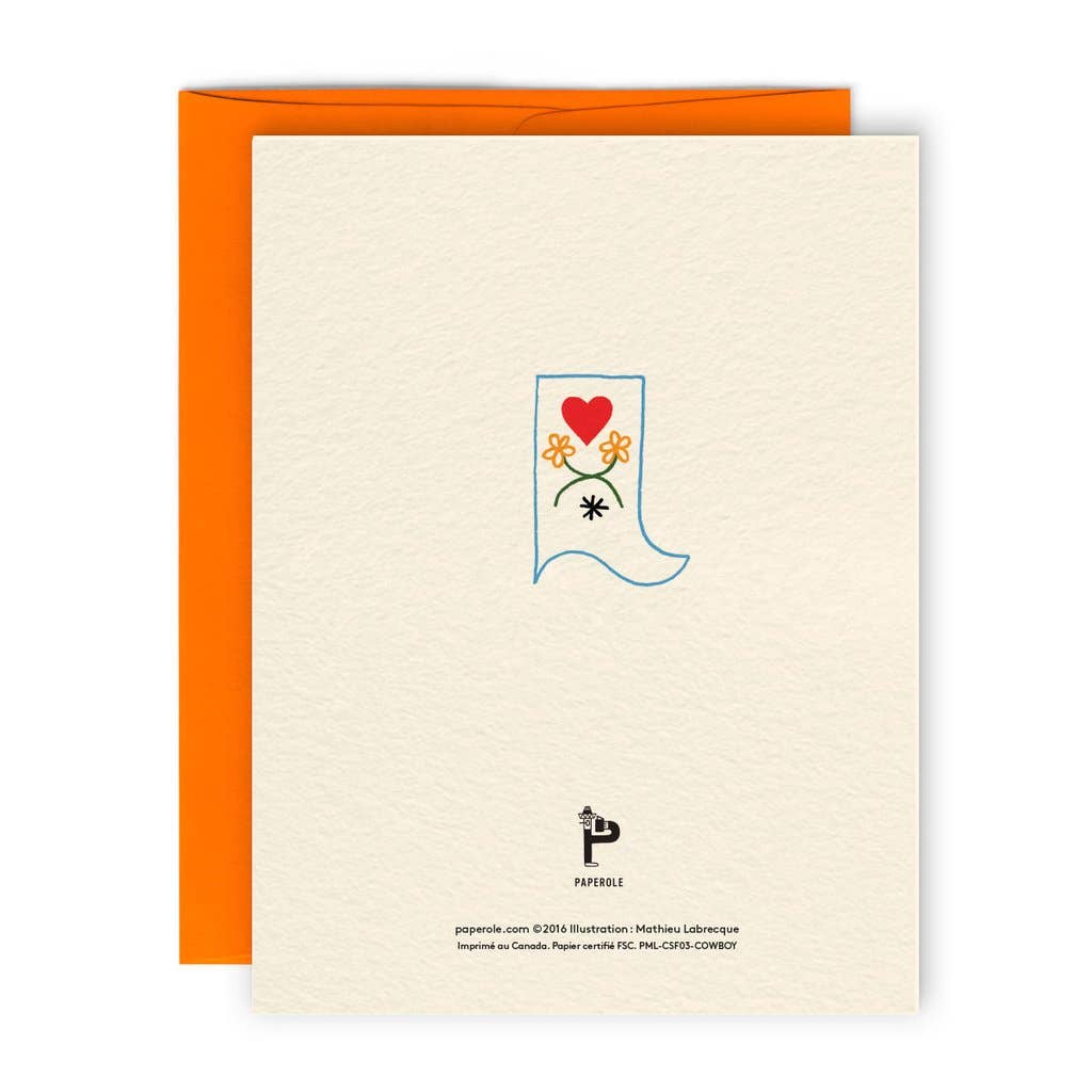 Cowboy - Greeting card