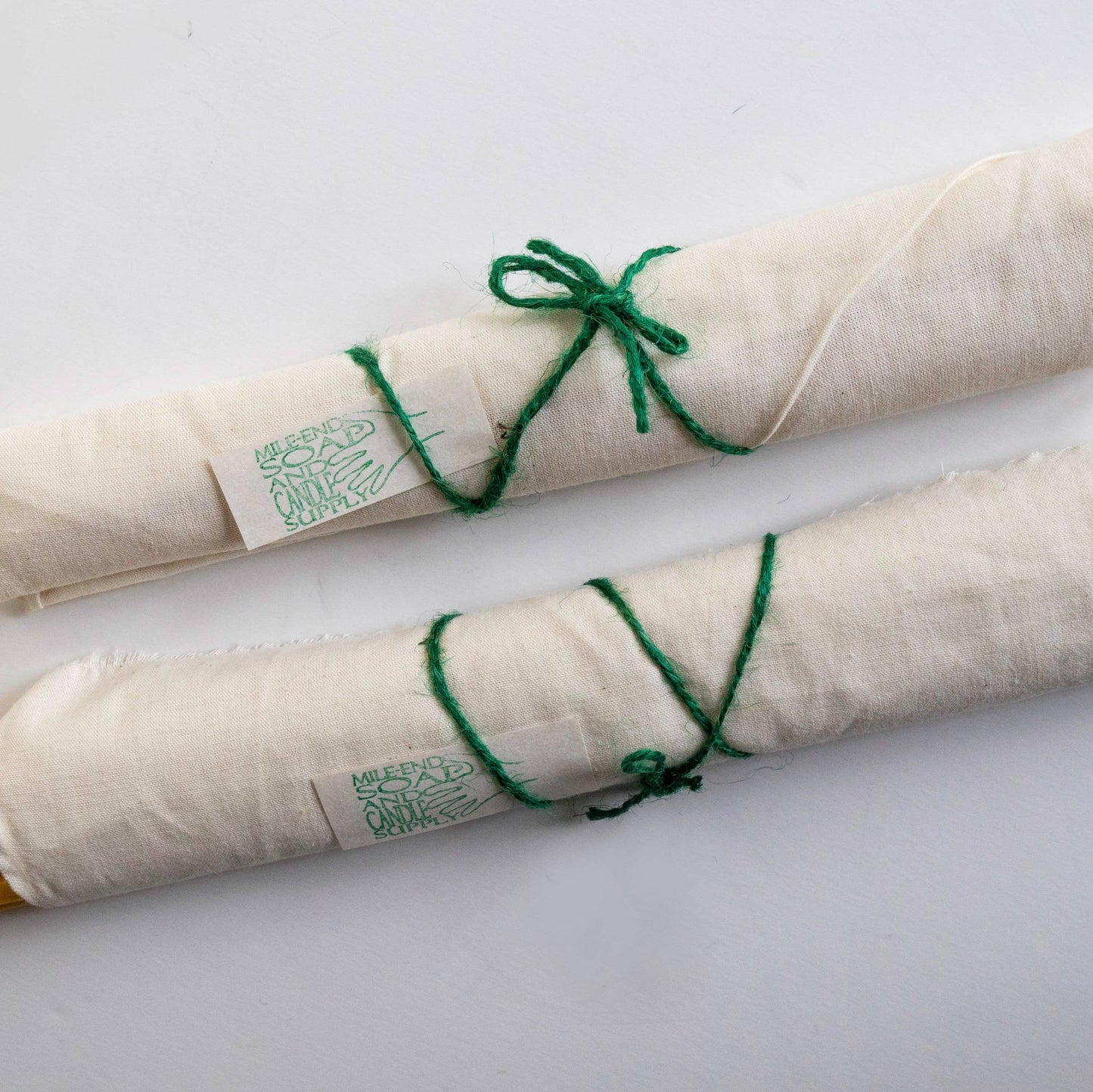 Pair of Beeswax Taper Candles