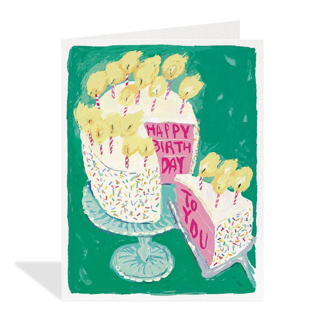 Cake Slice - Happy Birthday Card
