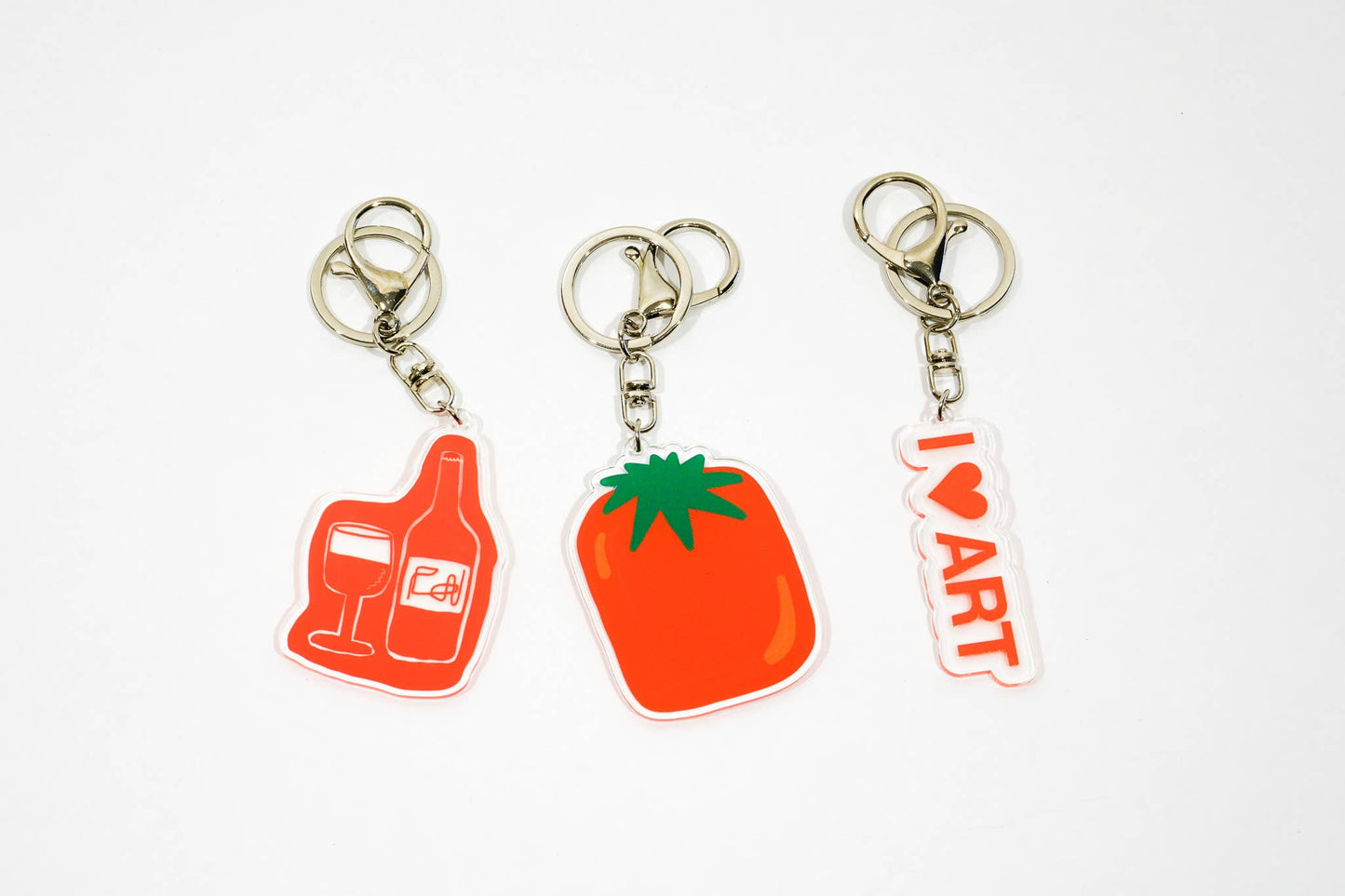 I <3 ART - Recycled Acrylic Keychain