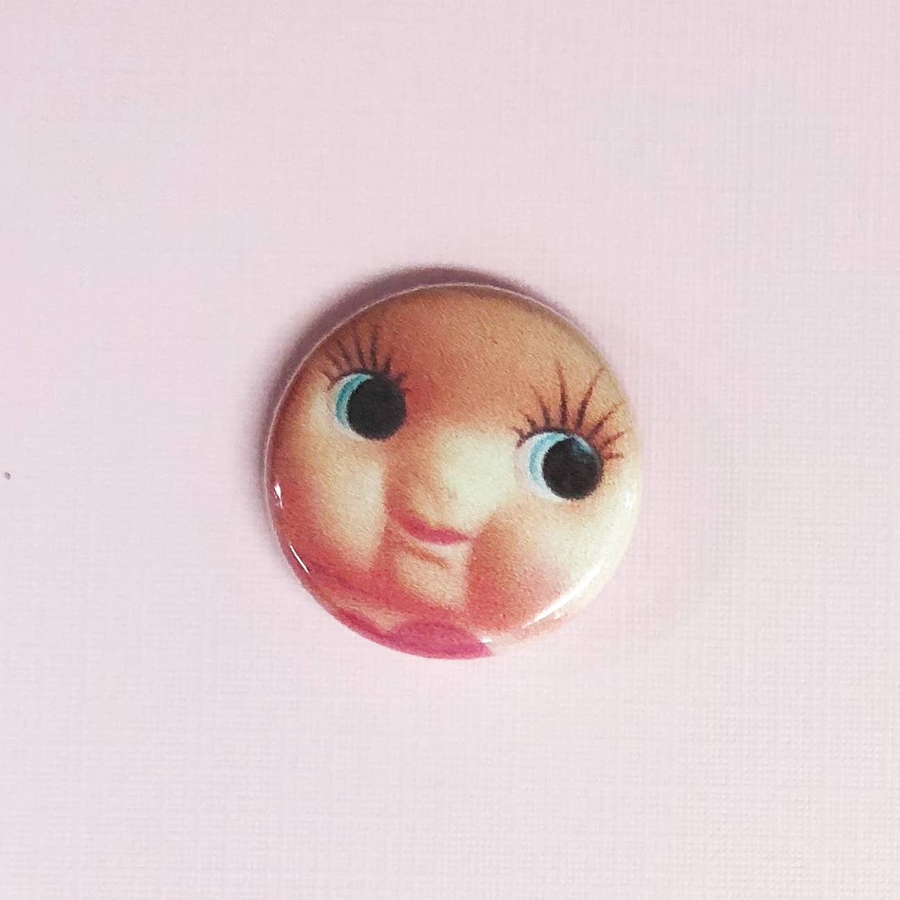 Kewpie Face Pin