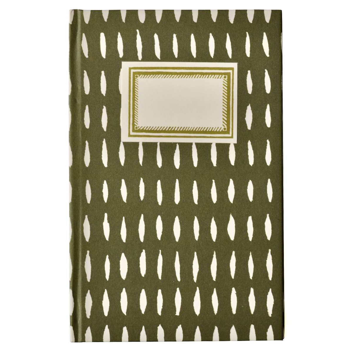 Hardback Notebook - Seed Olive