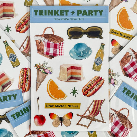 Picnic Weather Sticker Sheets