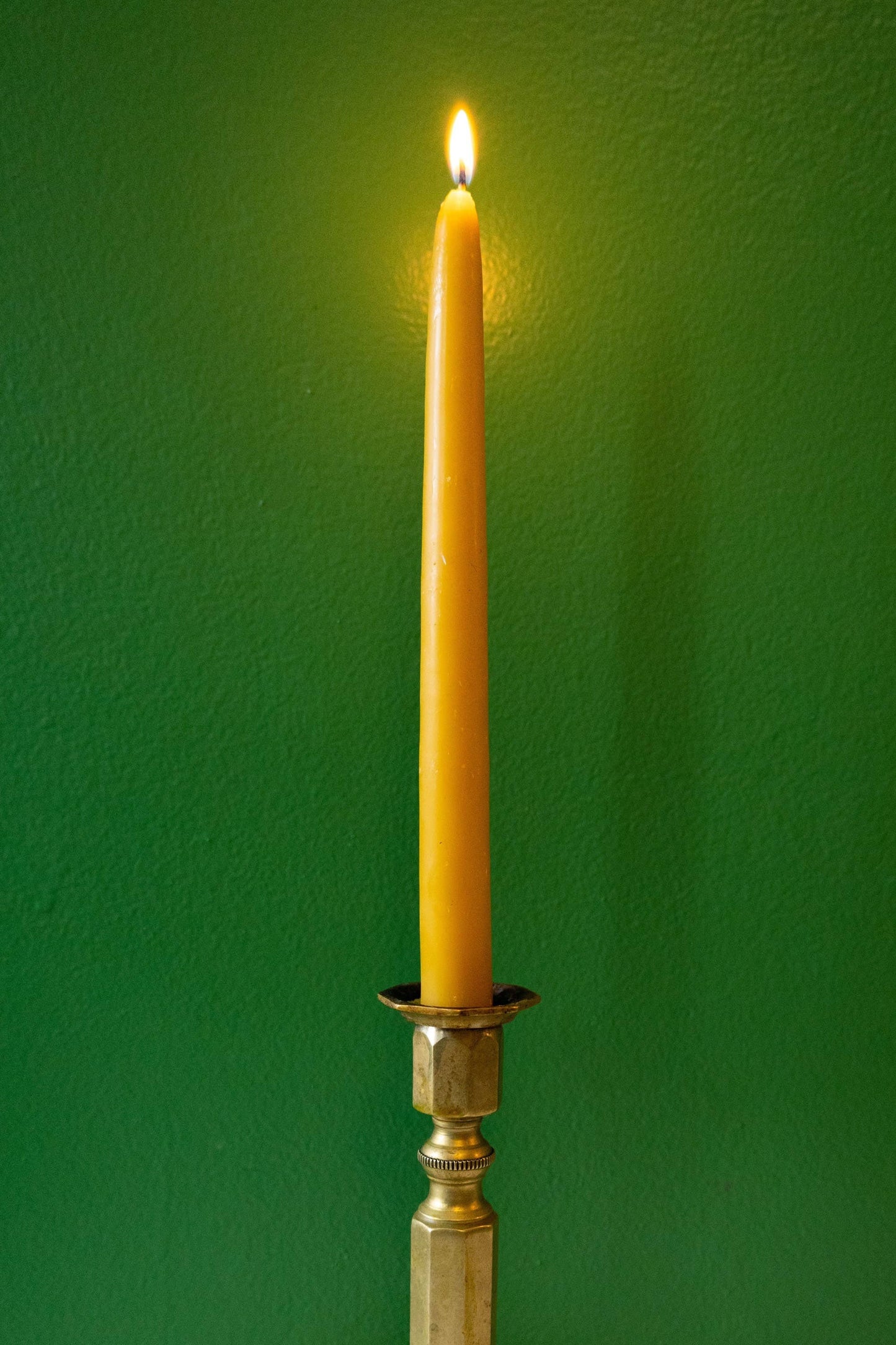Pair of Beeswax Taper Candles
