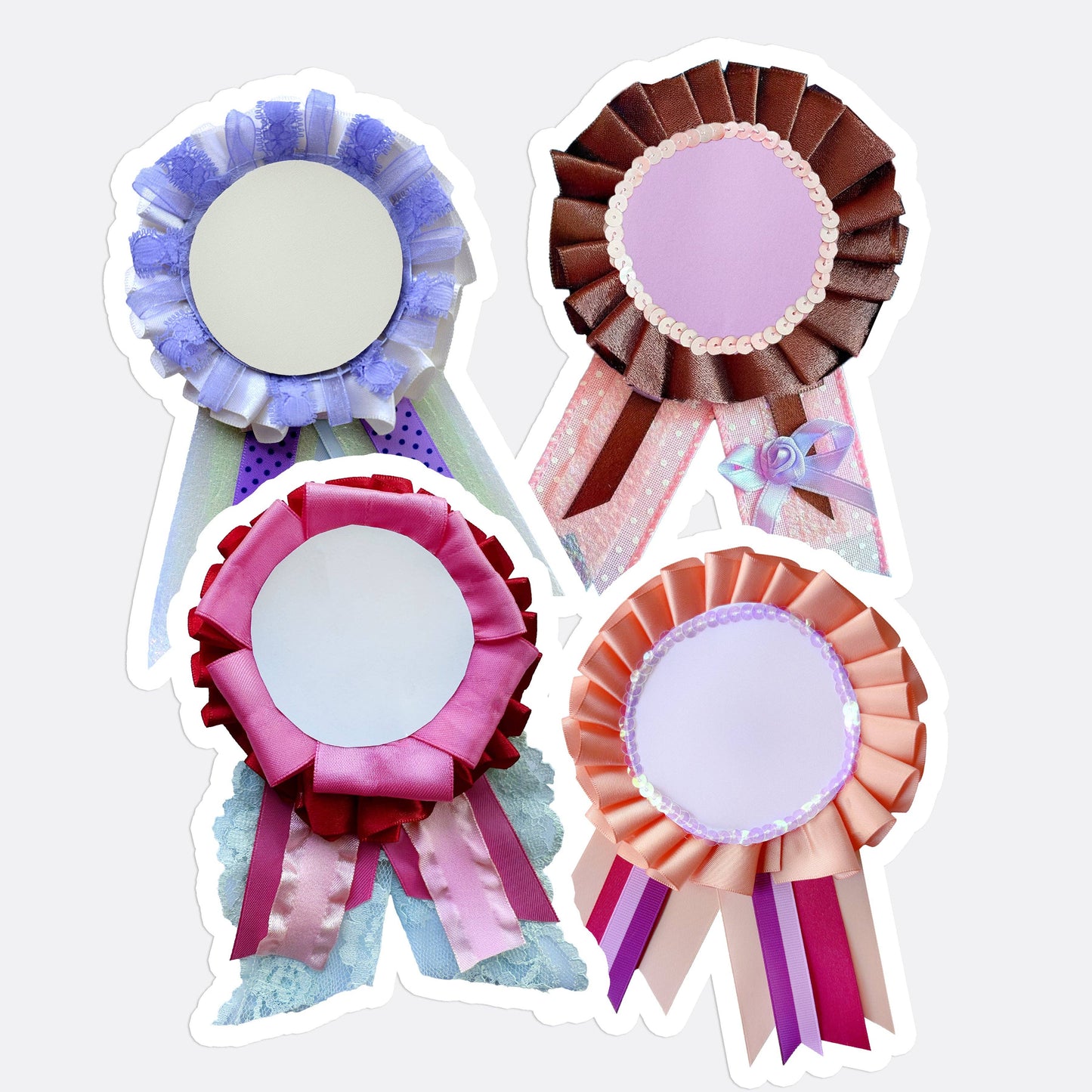 Gift Tag Stickers - Award Ribbon