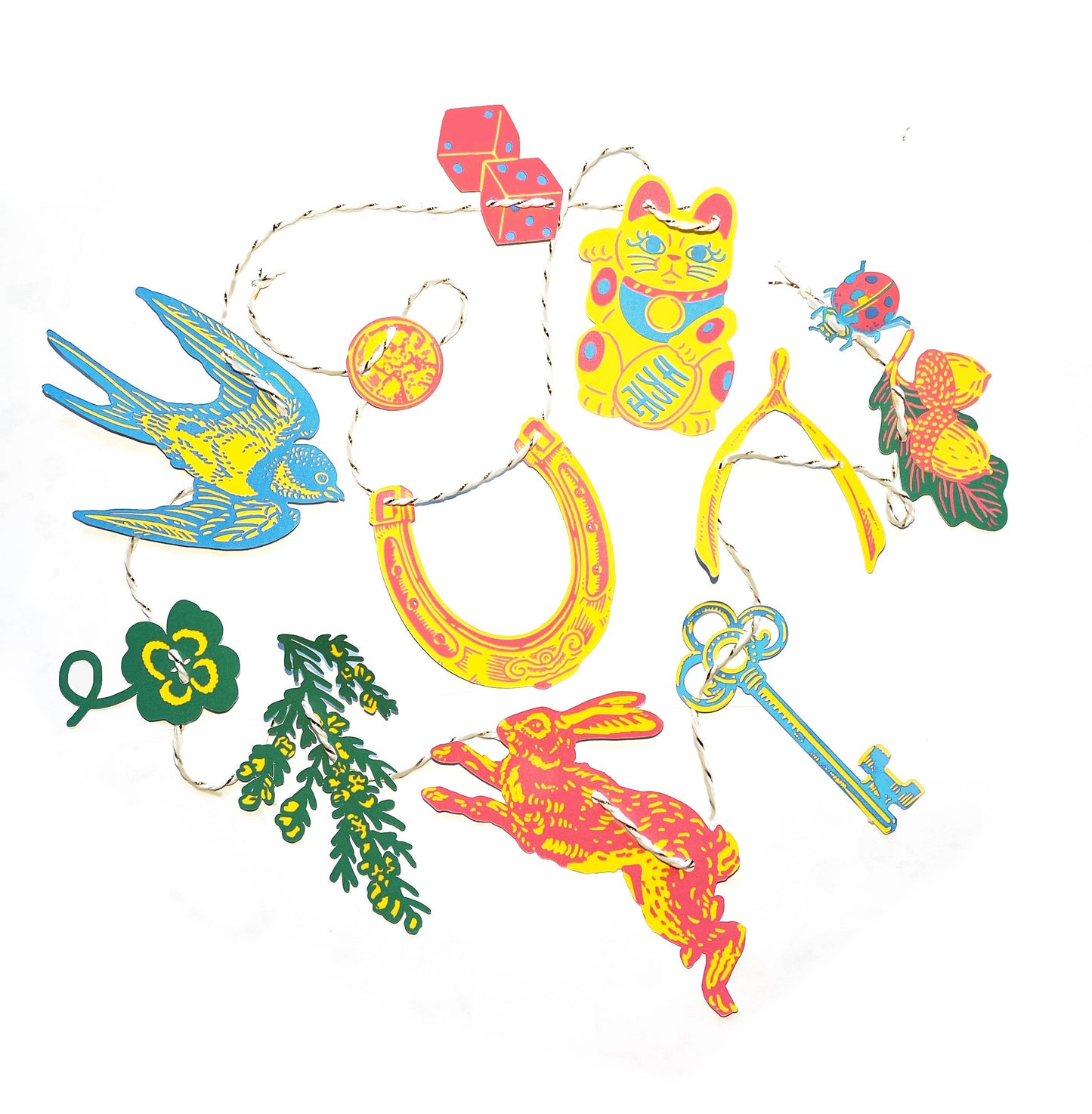 Mini Paper Garland - Good Luck