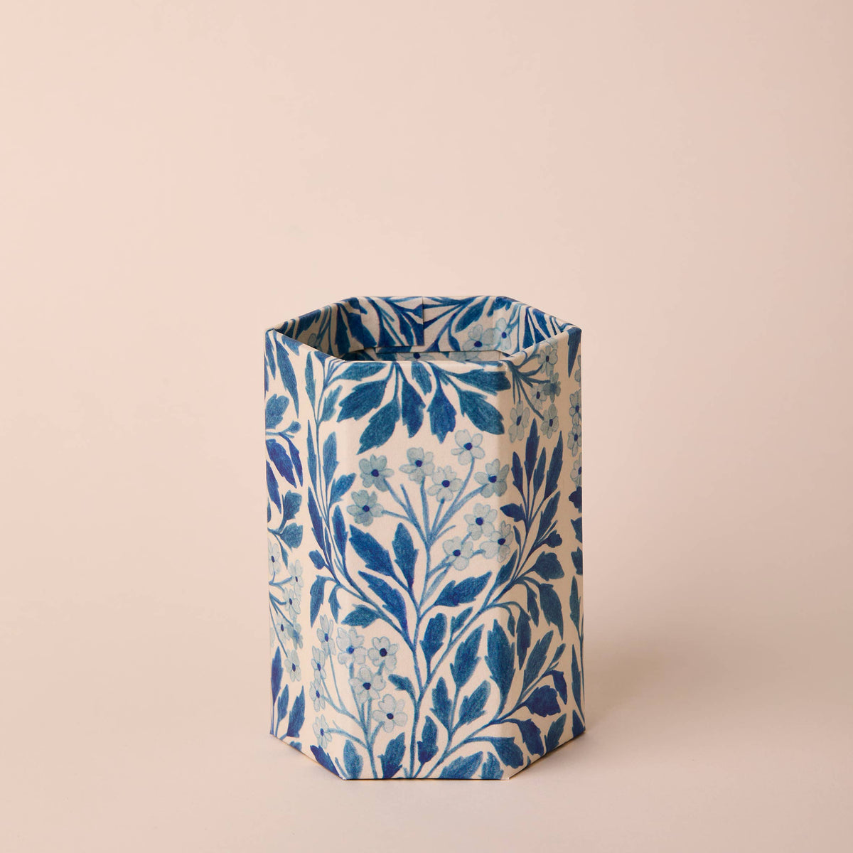 Pen Pot - Blue Flora