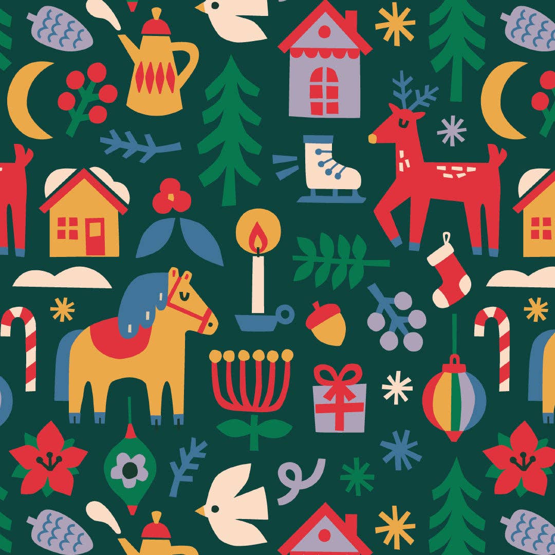 Folk - Holiday Gift Bag