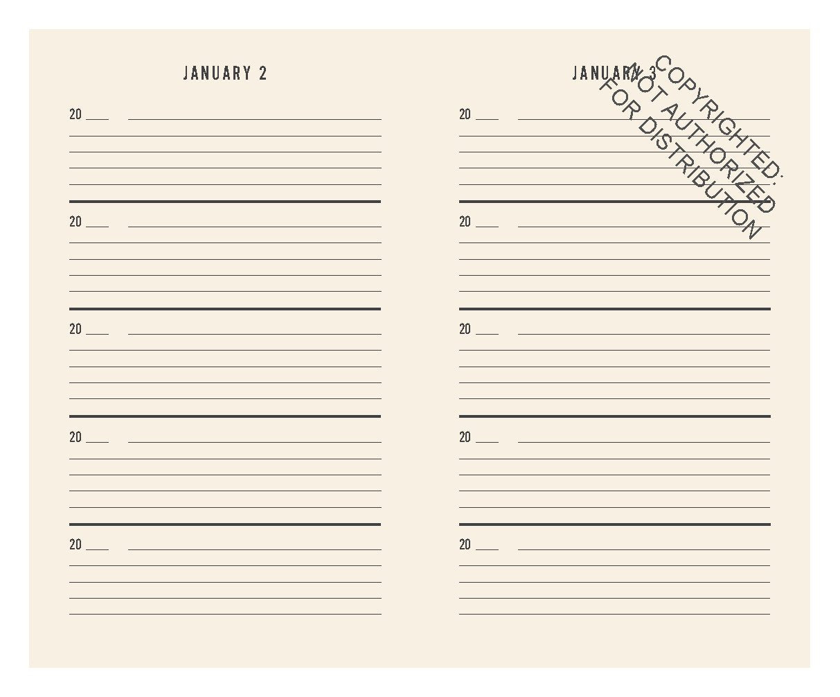 One Line a Day - A Five-Year Memory Journal