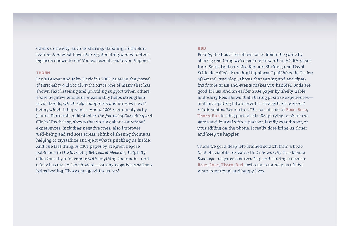 Two Minute Evenings: Guided Journal