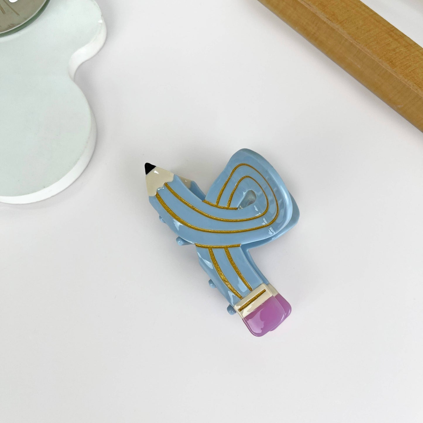 Hair Clip - Pencil (Various Colours)