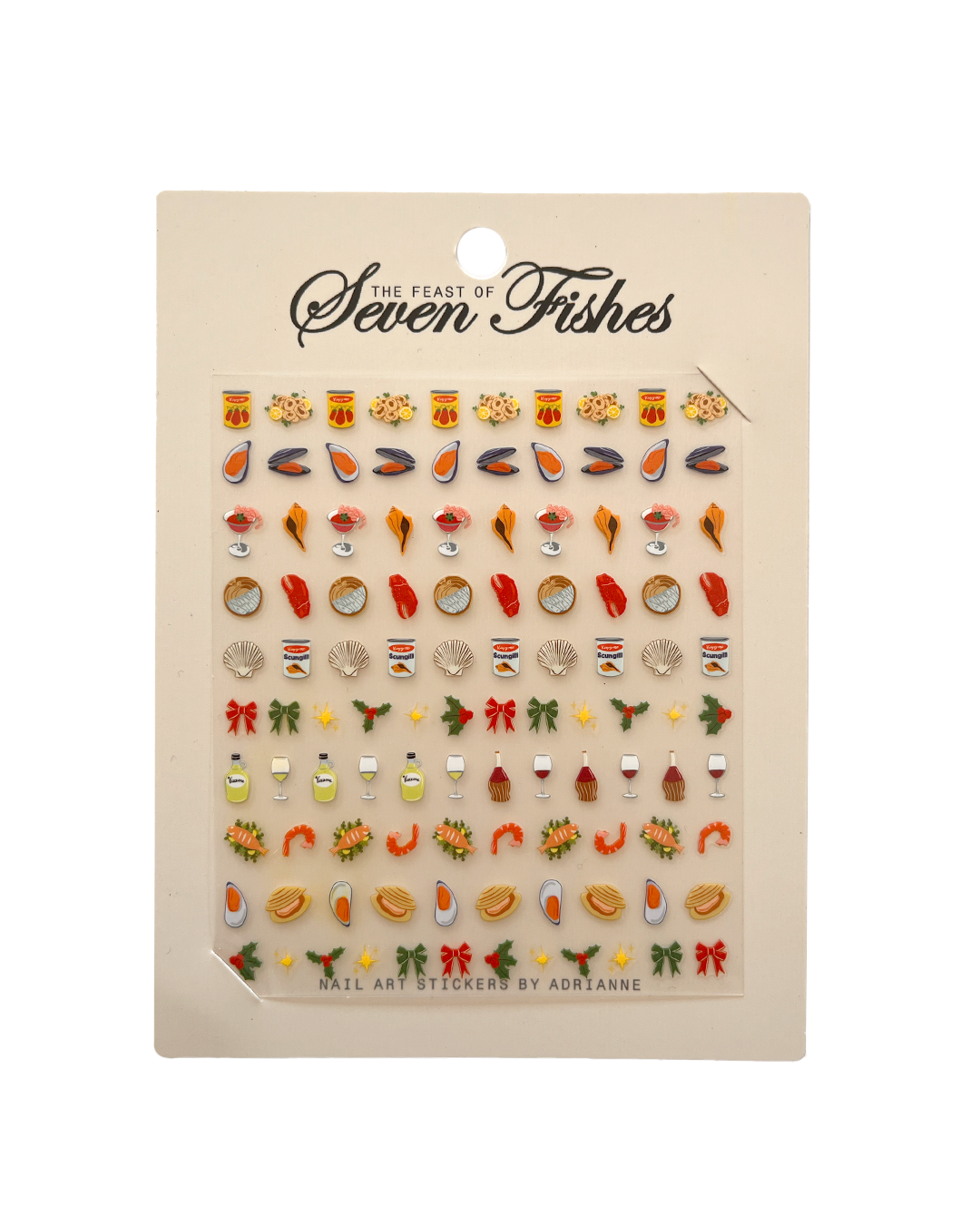 Seven Fishes Nail Decals