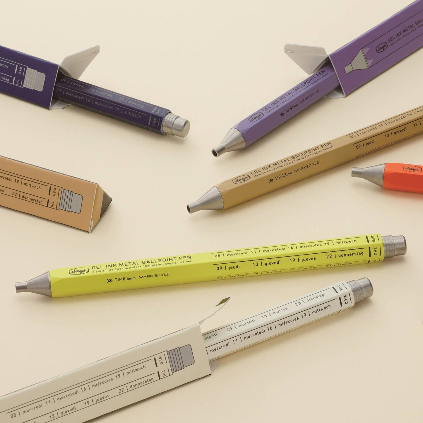 Gel Metal Ballpoint Pen / MARK'STYLE