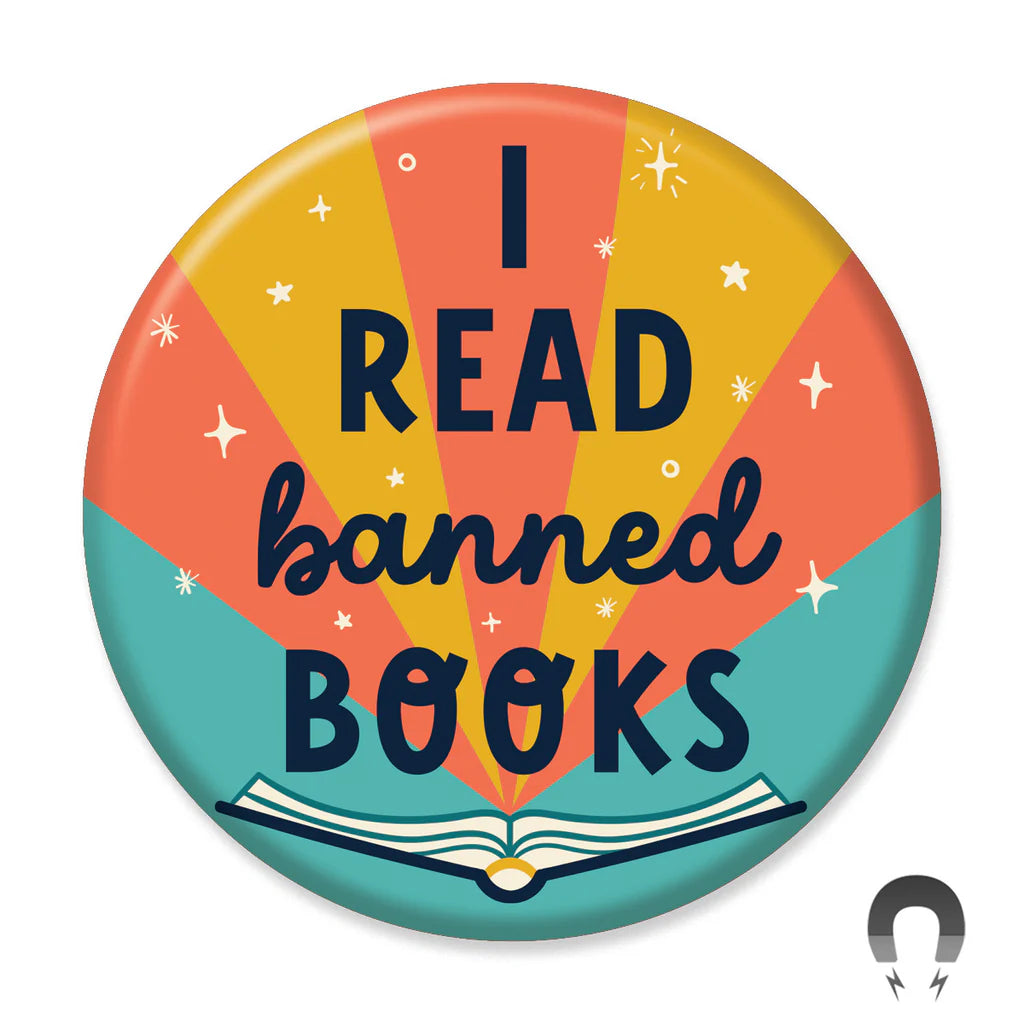 Read Banned Books - Round Magnet