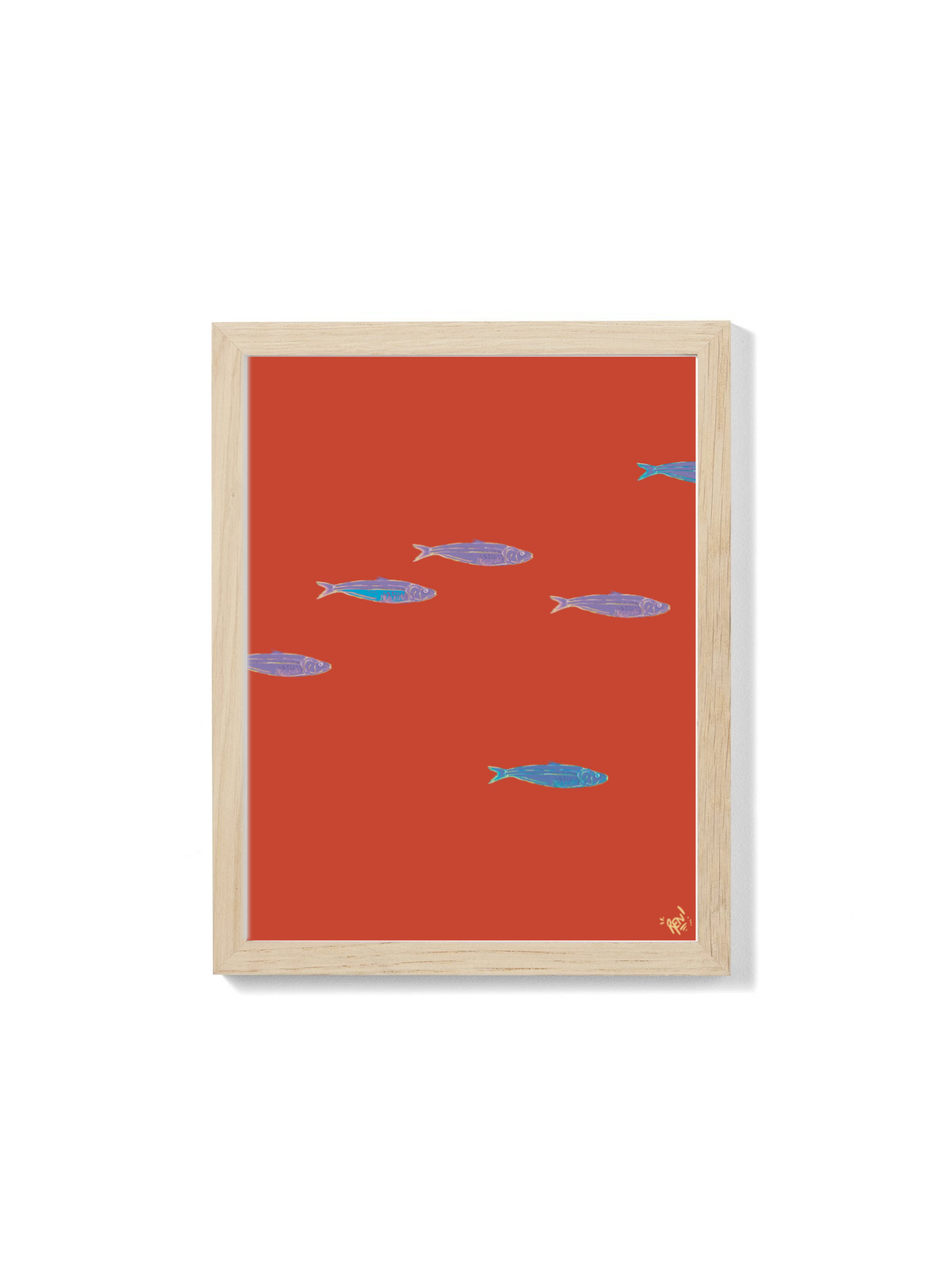 Nova Scotia Fish Radar - Art Print