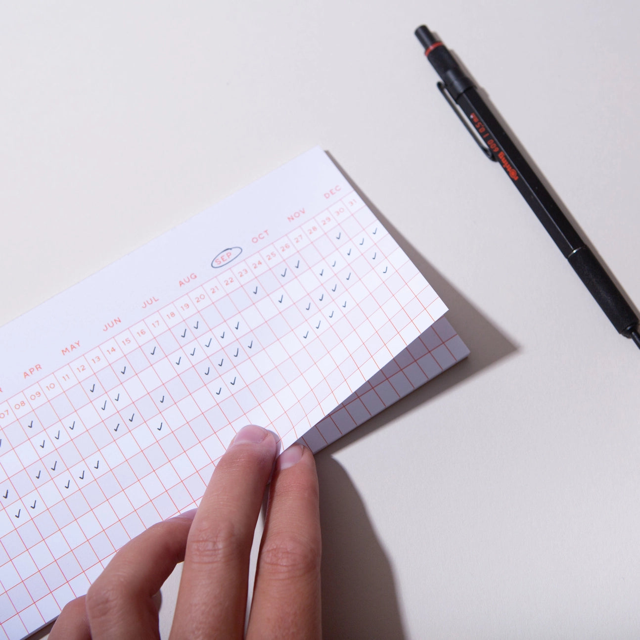 Habit Tracker Notepad