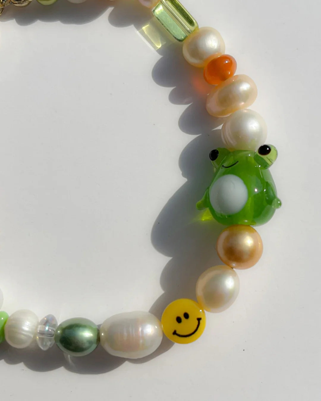 Happy Froggie - Freshwater Pearls Bracelet