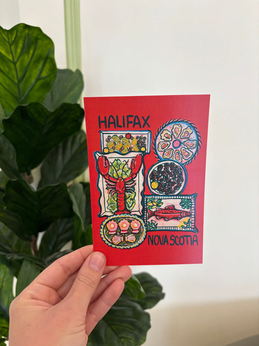 Halifax, NS - Art Postcard