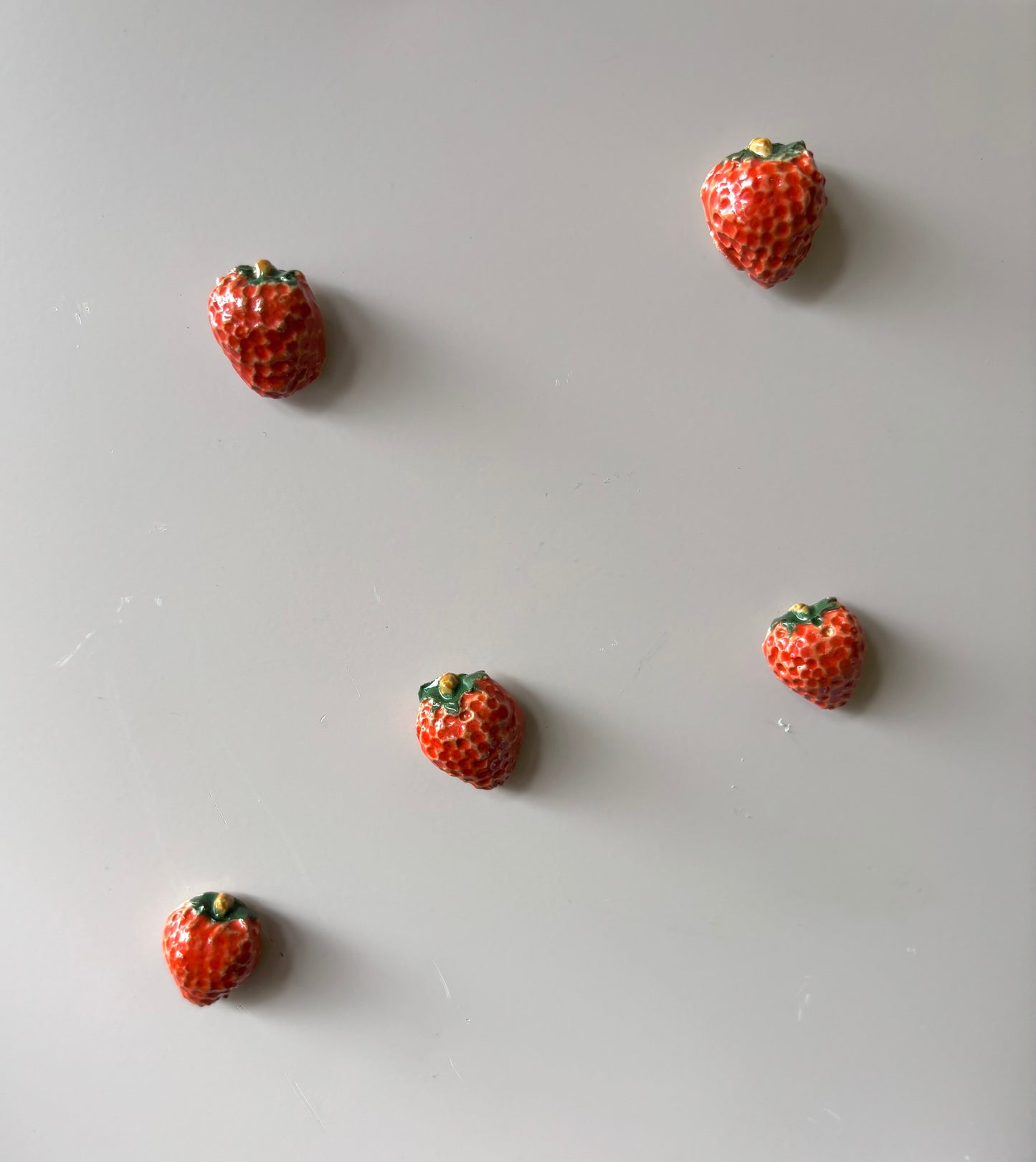 Ceramic Magnet - Strawberry