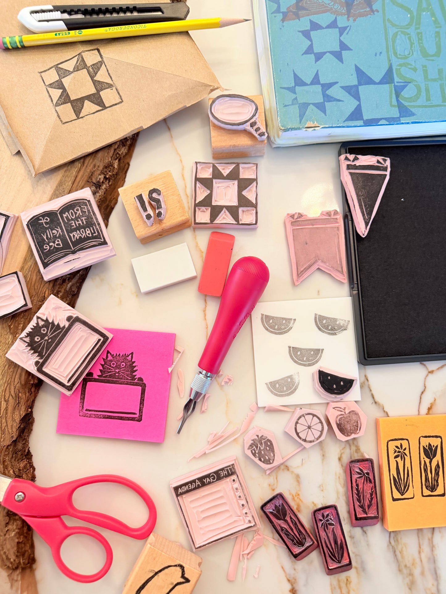Journal Stamp Carving Workshop - May 7th