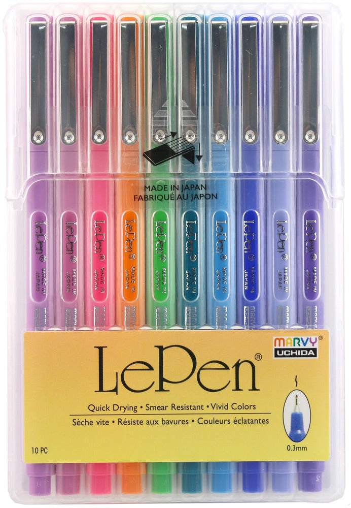 Le Pen - Bright Colours, Variety Set of 10