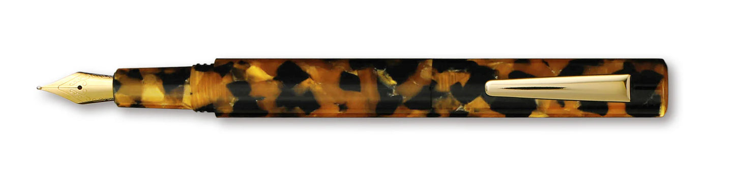 Marbled Fountain Pen - Brown