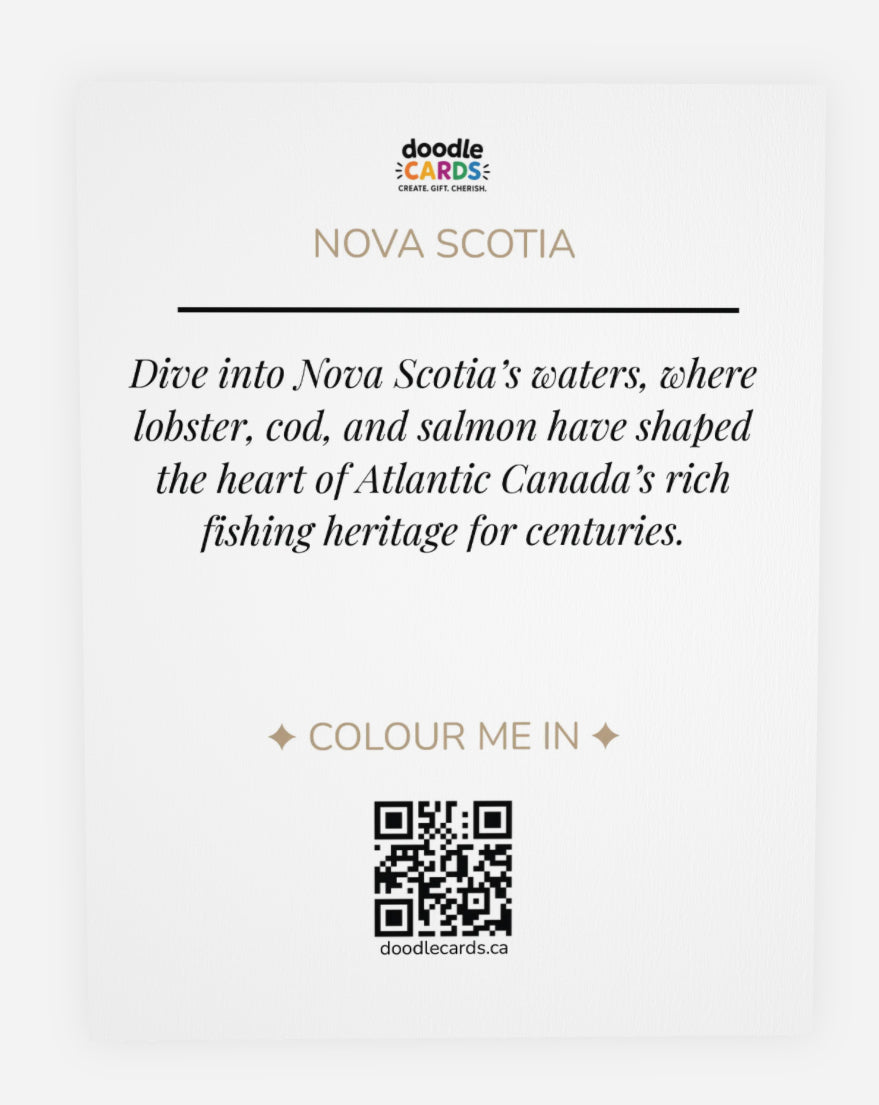 Nova Scotia - Doodle Card