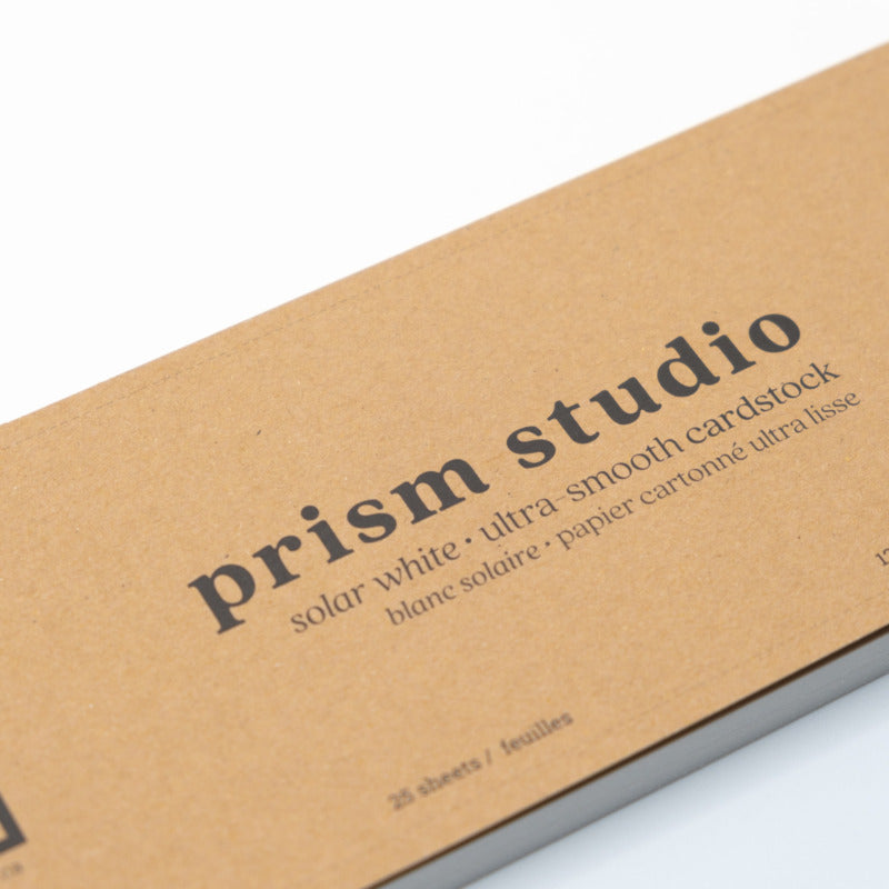 12X12 Whole Spectrum Smooth Cardstock, 92lb - Solar White (25 Sheets)