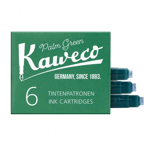 Kaweco Fountain Pen Ink Cartridges - Palm Green