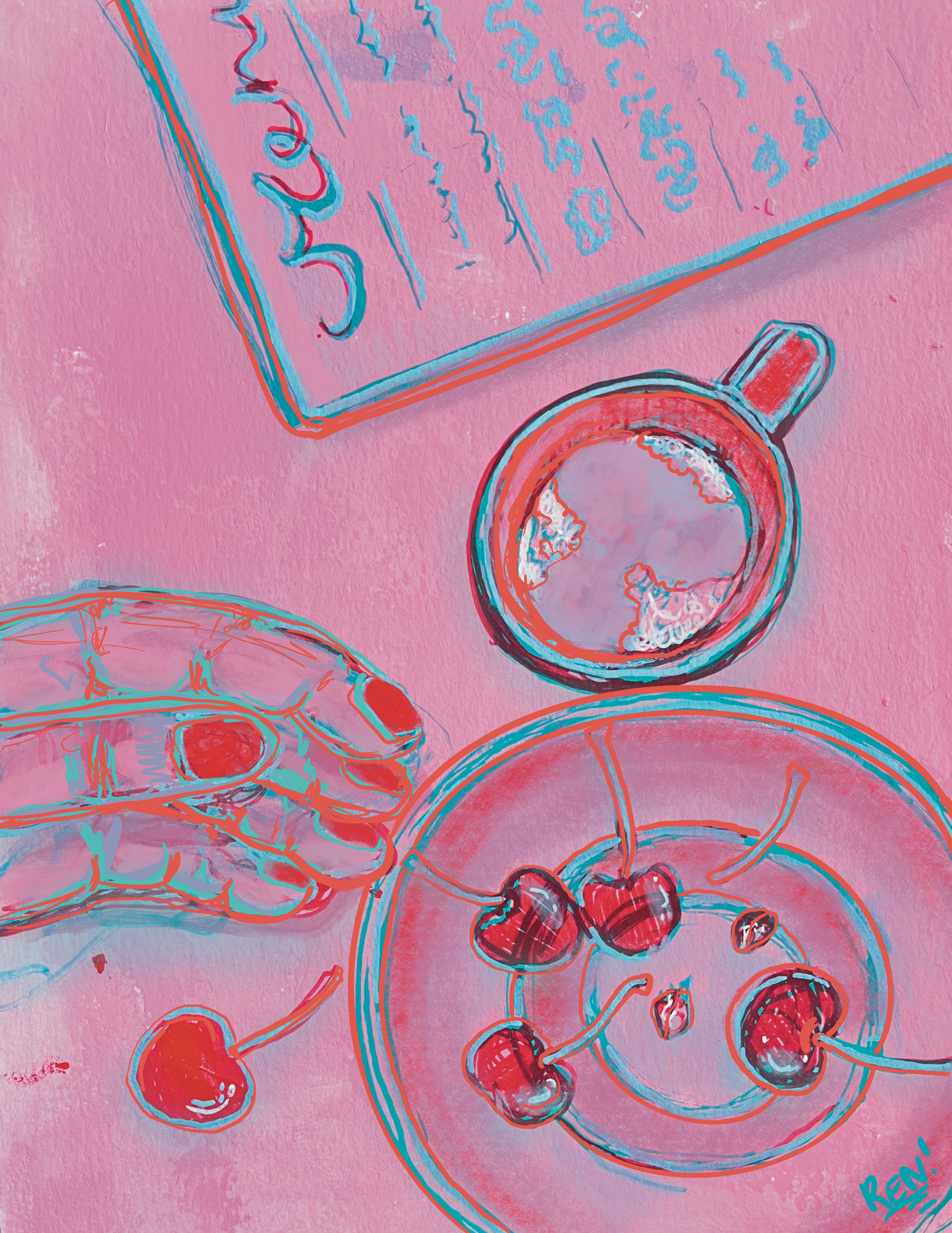 Pretty Cherry About It - Art Print