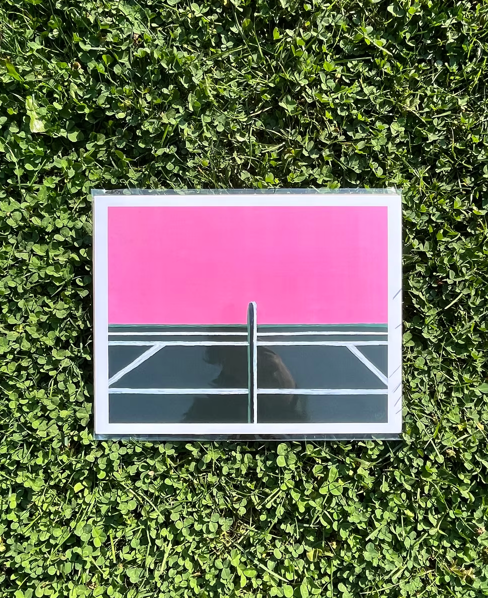Tennis Court - Art Print