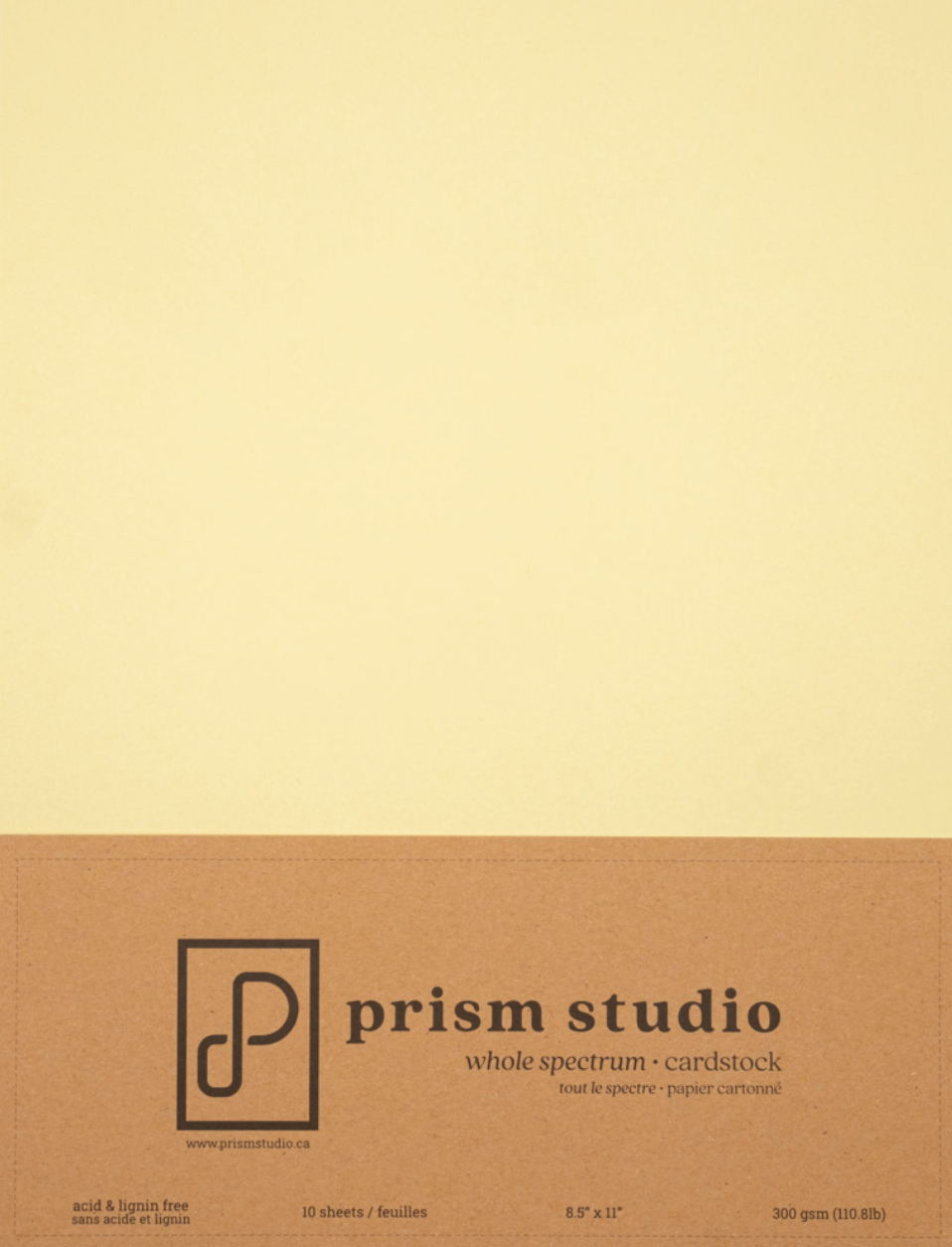 8.5X11 Whole Spectrum Smooth Cardstock - Jessamine (10 Sheets)