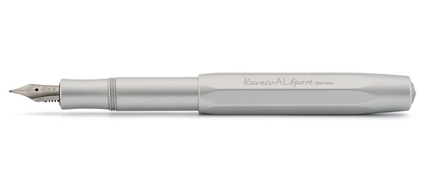 Kaweco AL Sport Aluminum Fountain Pen, Silver