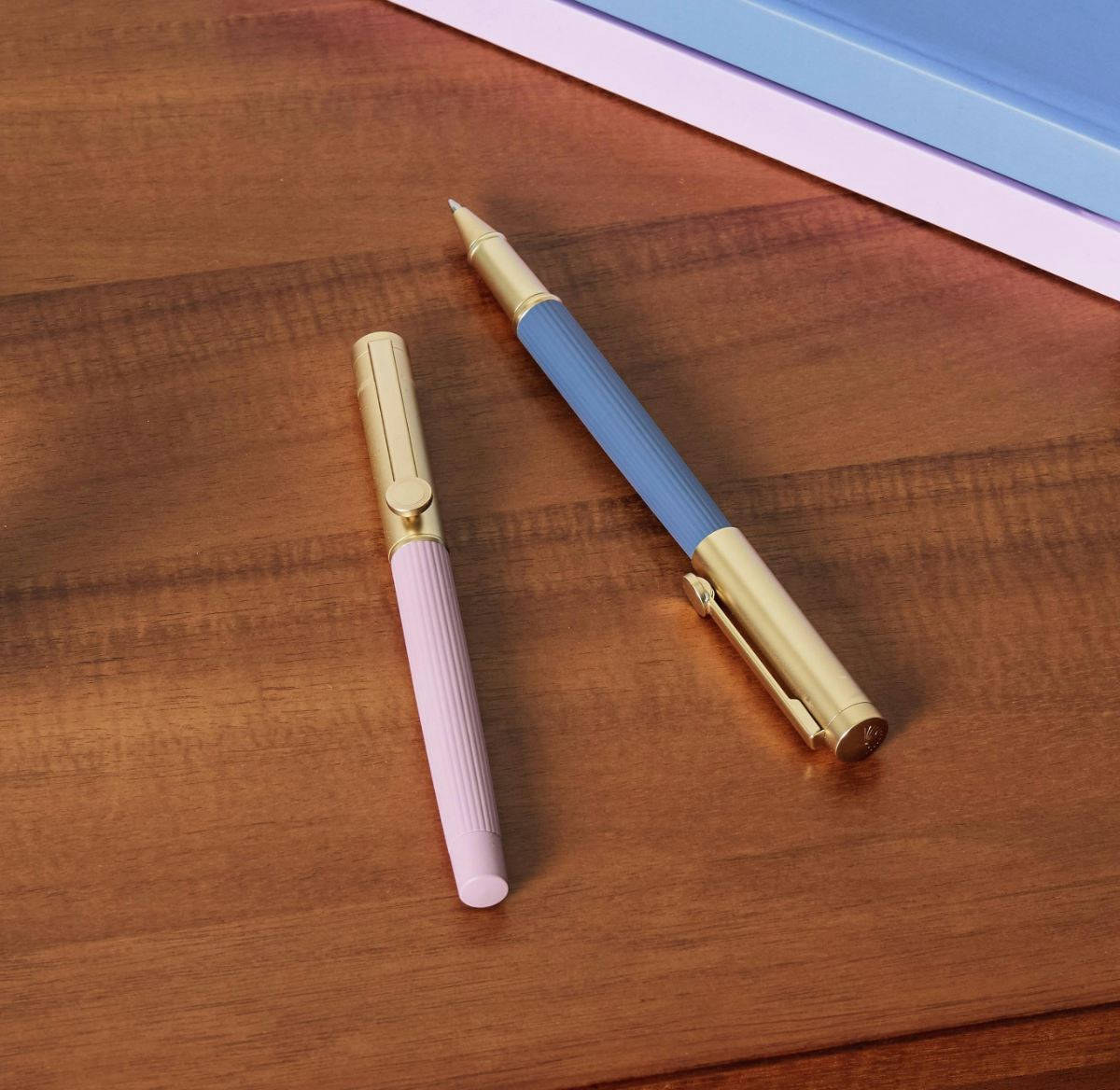 Set of 2 - Groove Metallic Rollerball Pens