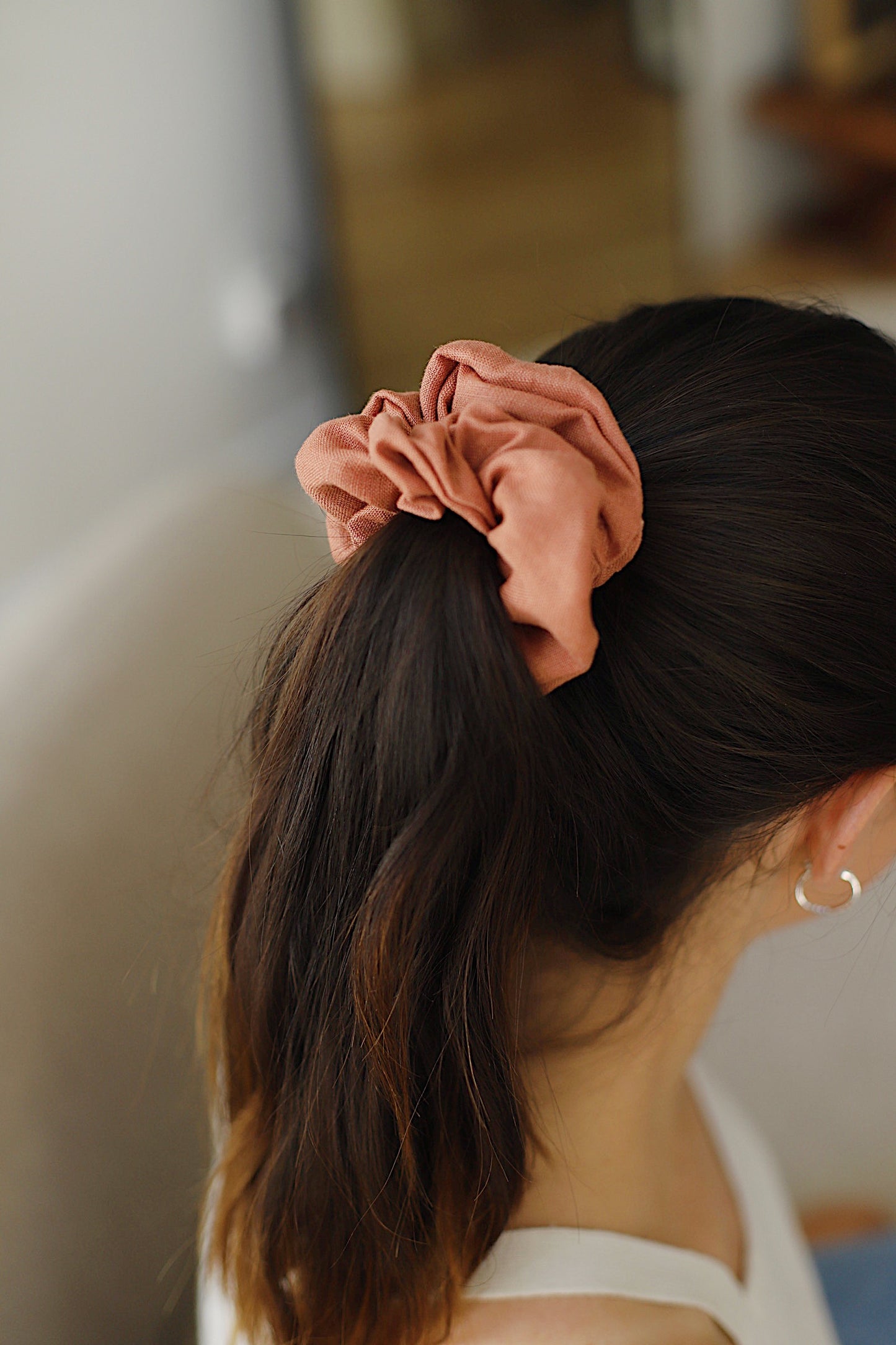 Classic Linen Scrunchie
