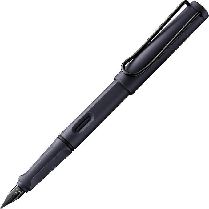 LAMY Safari Fountain Pen - Steel Black V2