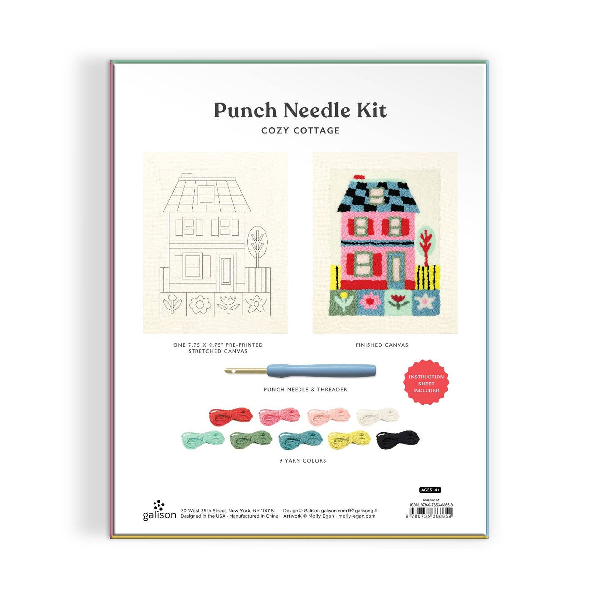 Cozy Cottage - Punch Needle Kit