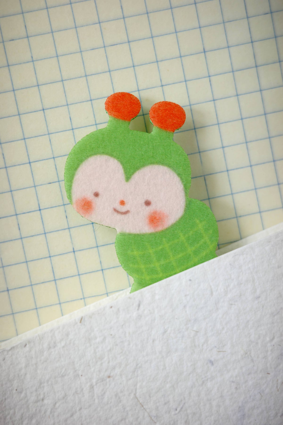 Caterpillar - Felt Bookmark