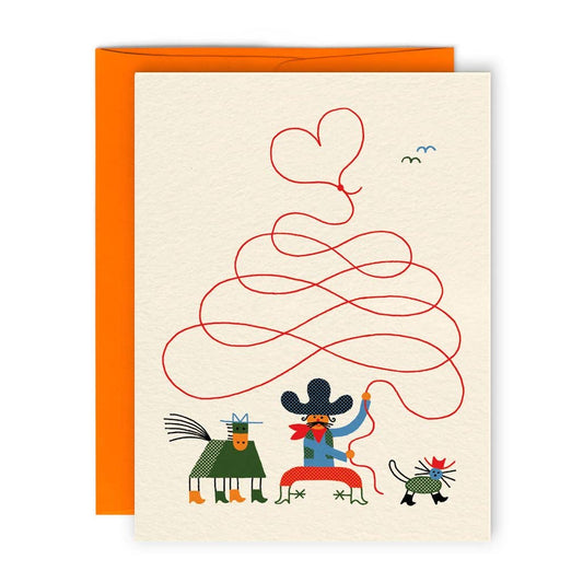 Cowboy - Greeting card