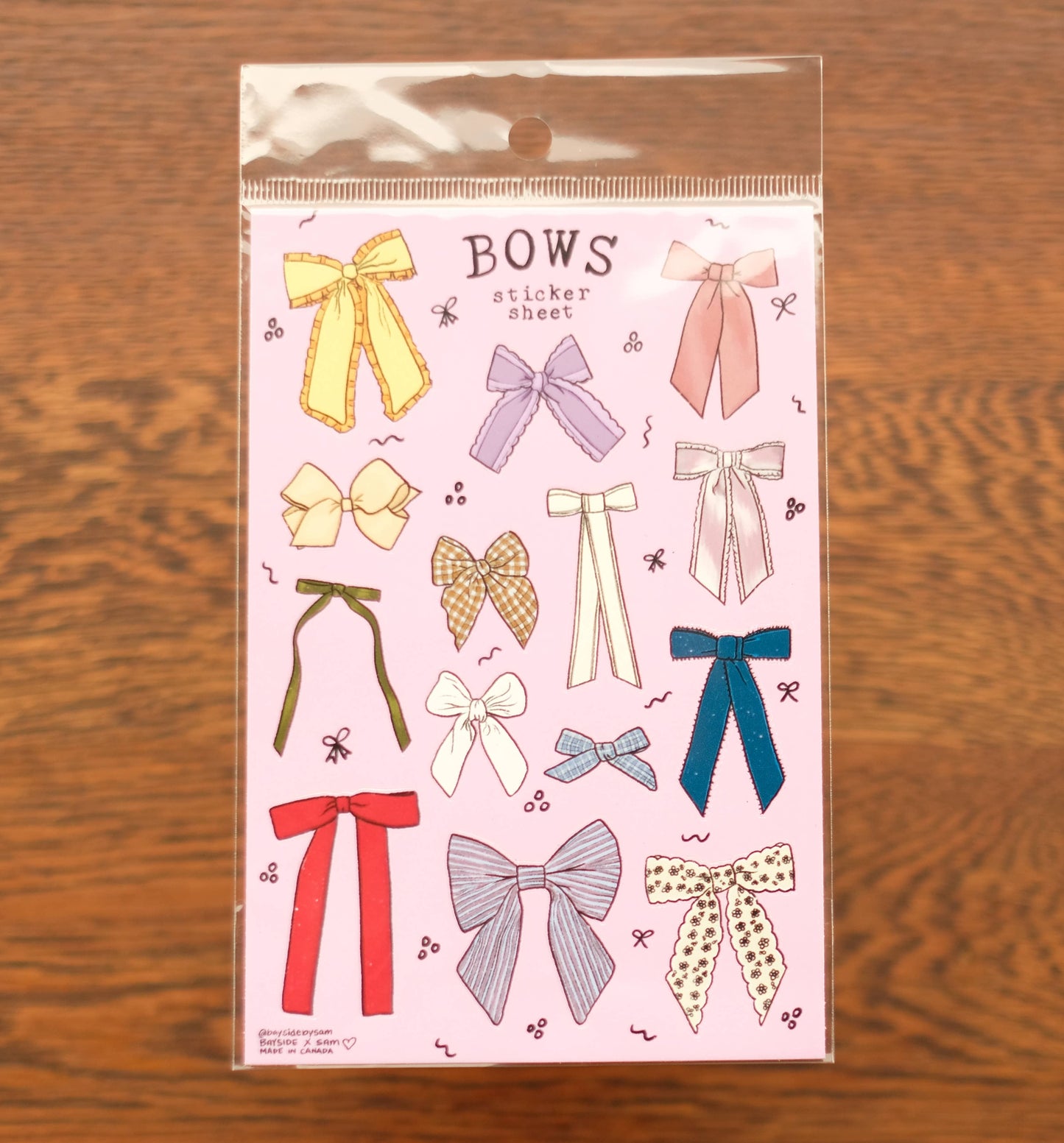 Vintage Bows - Sticker Sheet