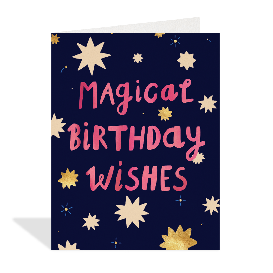 Birthday Card - Magical Wishes