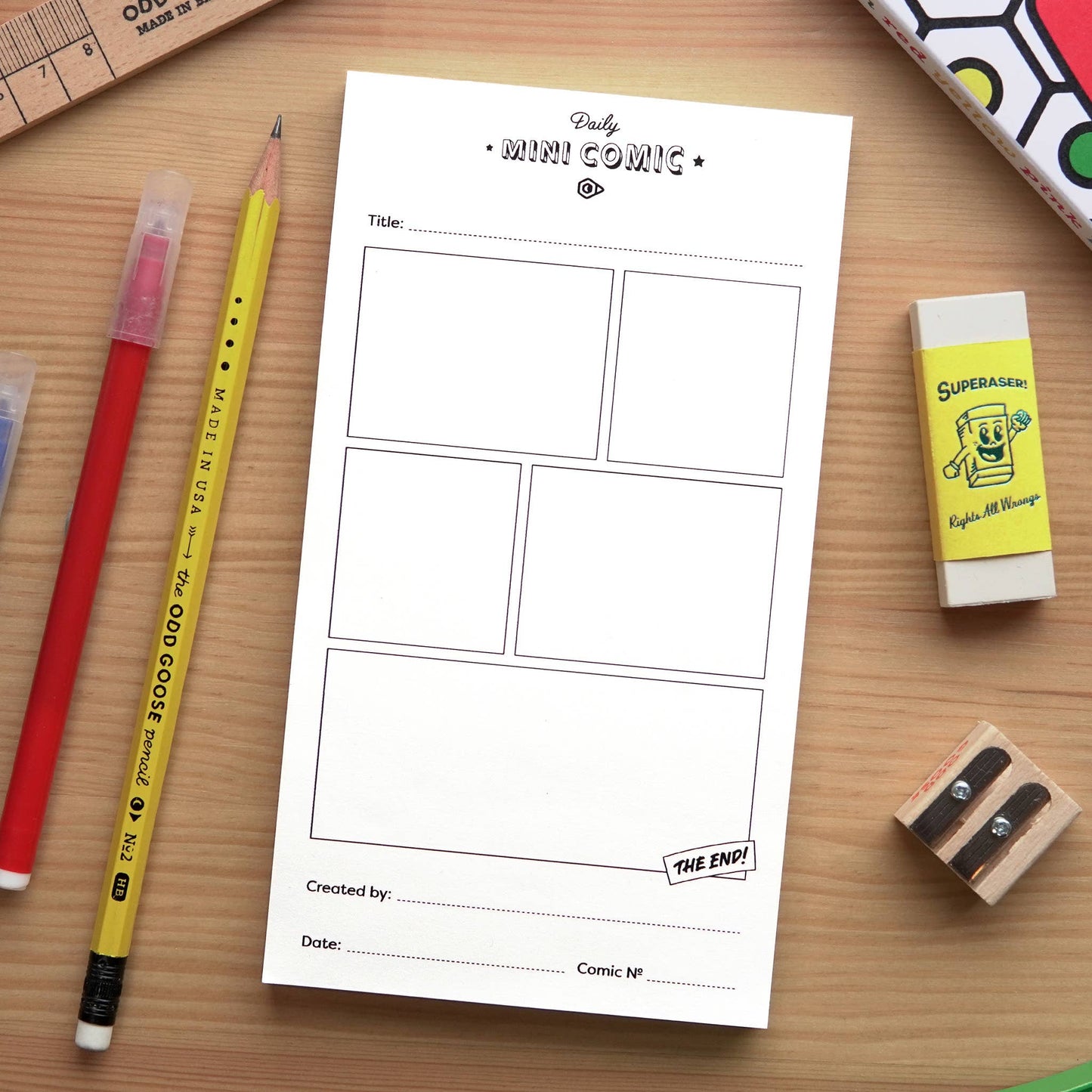 Daily Mini Comic - Creative Drawing Notepad