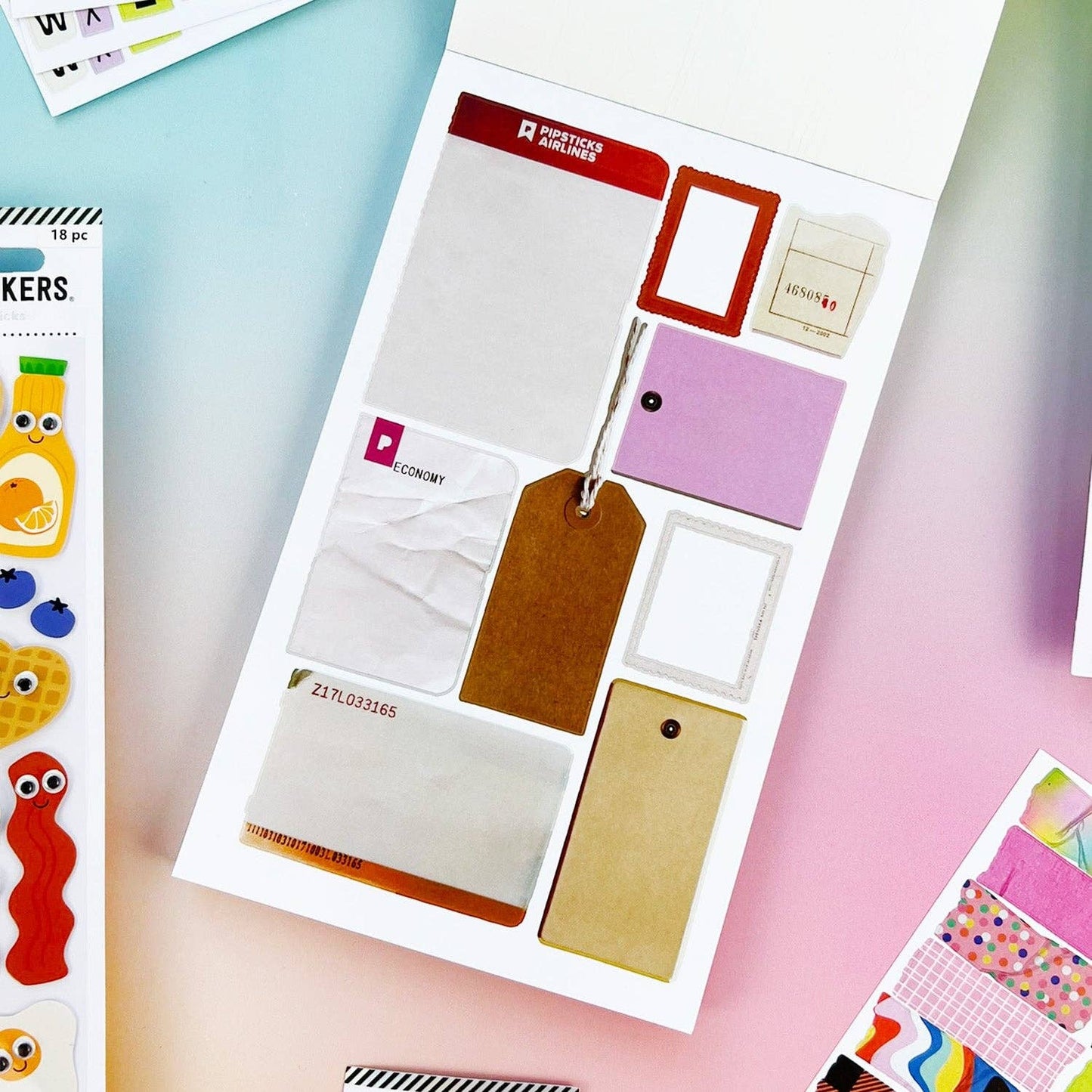 Junk Journal Sticker Book by Pipsticks