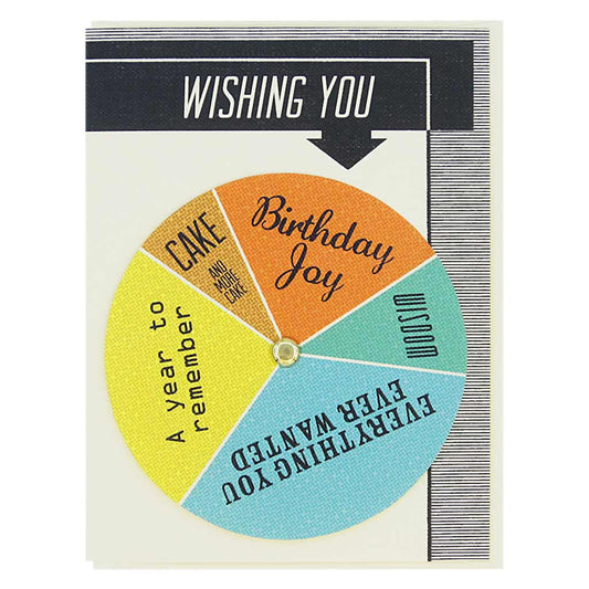 Wishing You Wheel - Birthday Card